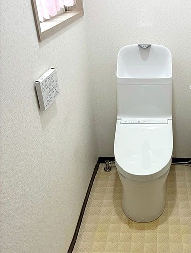 TOTOトイレに交換リフォームをさせていただきました